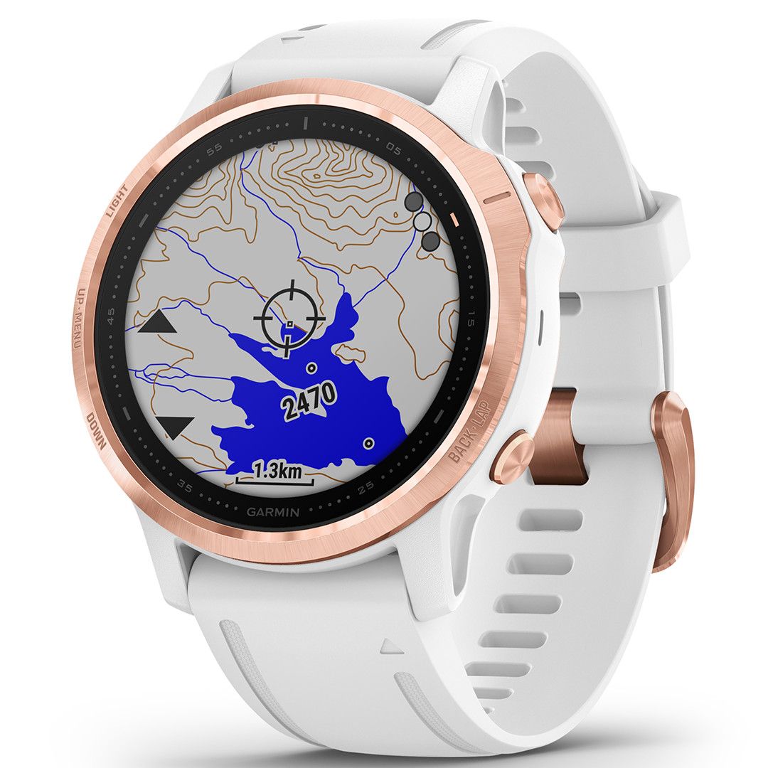 Išmanusis laikrodis Garmin fēnix 6s Pro, GPS, Rose Gold/White
