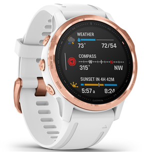 Išmanusis laikrodis Garmin fēnix 6s Pro, GPS, Rose Gold/White