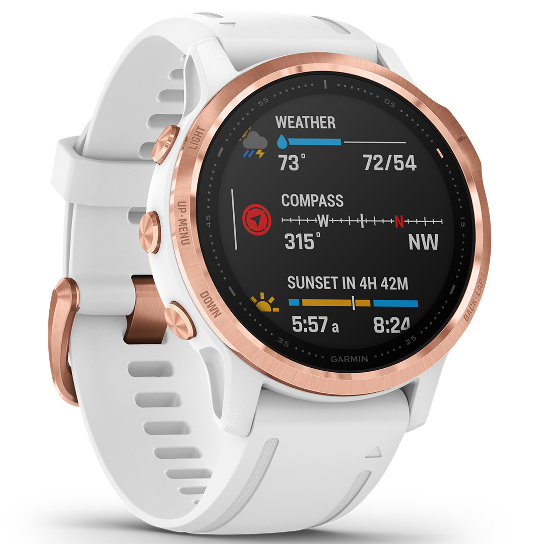 Išmanusis laikrodis Garmin fēnix 6s Pro, GPS, Rose Gold/White