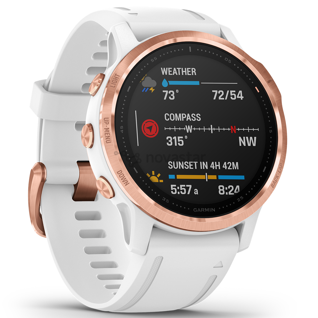 Išmanusis laikrodis Garmin fēnix 6s Pro, GPS, Rose Gold/White