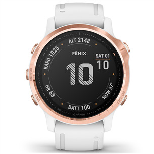 Išmanusis laikrodis Garmin fēnix 6s Pro, GPS, Rose Gold/White