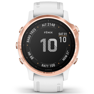 Išmanusis laikrodis Garmin fēnix 6s Pro, GPS, Rose Gold/White