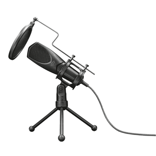 Mikrofonas Trust GTX 232 Mantis, Juodas