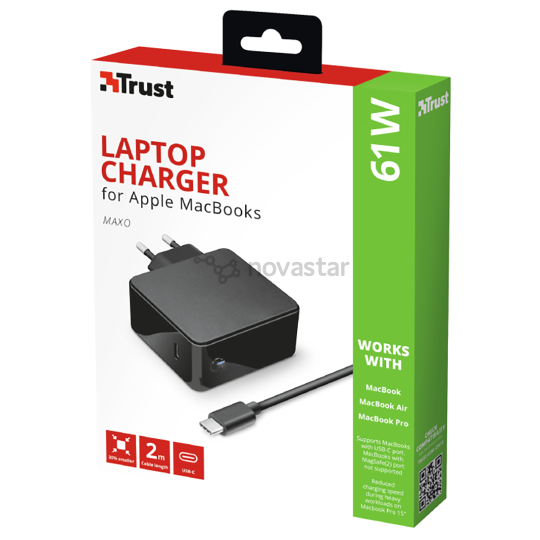 Adapteris Trust Maxo Apple MacBook USB-C 61W