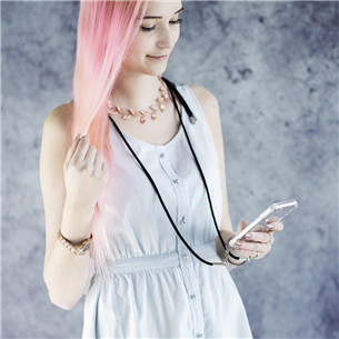 Dėklas Hama Cross Body Samsung Galaxy A40, Skaidrus