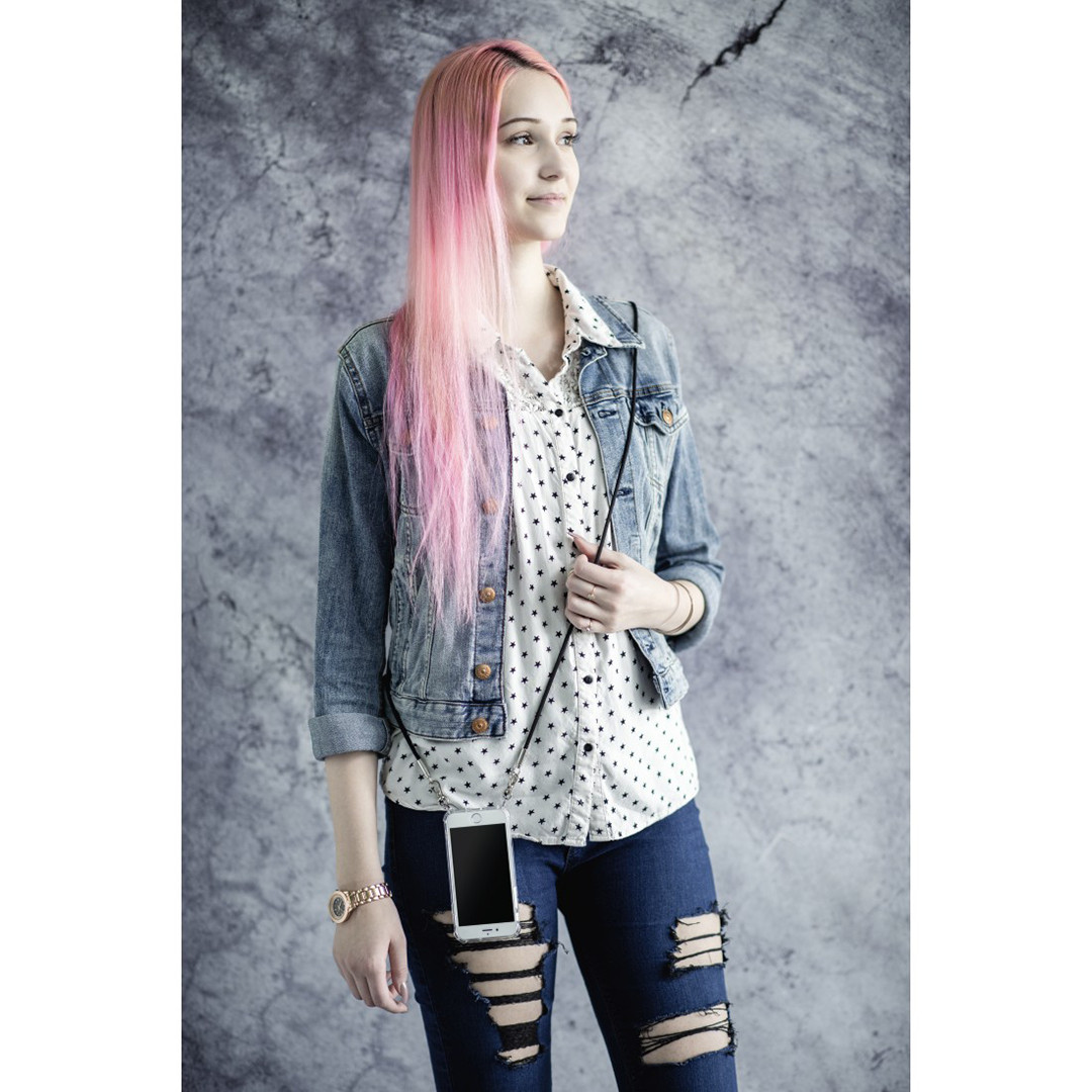 Dėklas Hama Cross Body Samsung Galaxy A40, Skaidrus