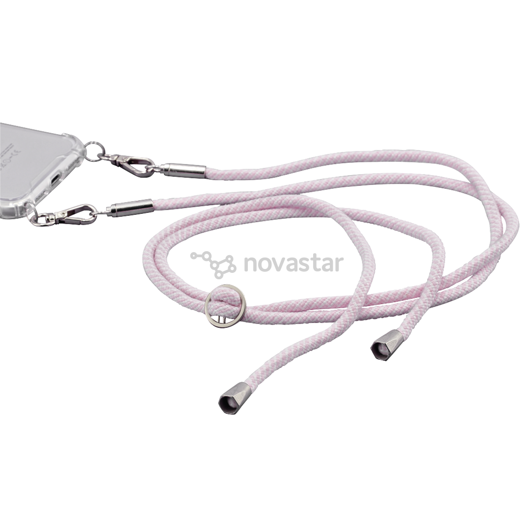 Virvelė dėkliukui Hama Cross Body Strap, Balta/Rožinė