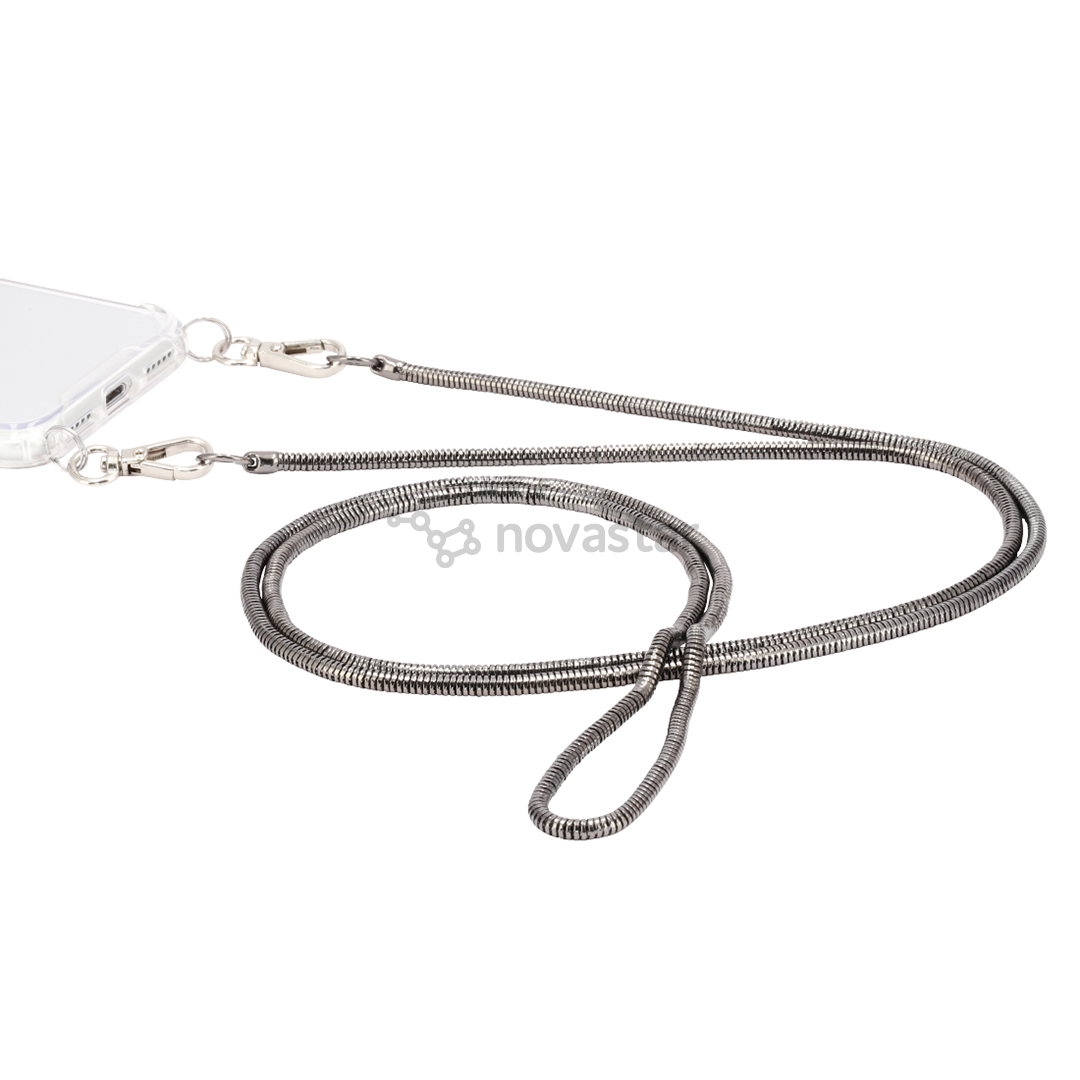 Grandinėlė dėkliukui Hama Cross Body Strap, Sidabrinė