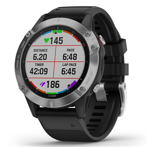 Išmanusis laikrodis Garmin fēnix 6s Standard, GPS, Silver/Black