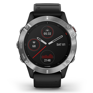Išmanusis laikrodis Garmin fēnix 6s Standard, GPS, Silver/Black