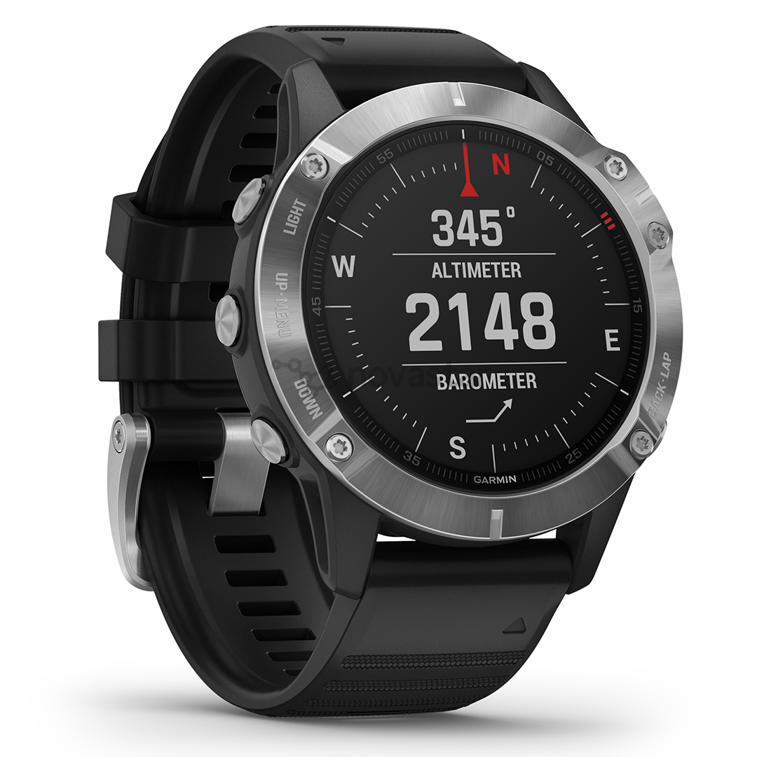 Išmanusis laikrodis Garmin fēnix 6s Standard, GPS, Silver/Black