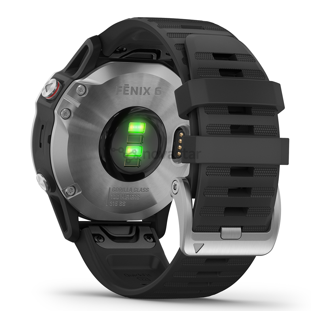 Išmanusis laikrodis Garmin fēnix 6s Standard, GPS, Silver/Black