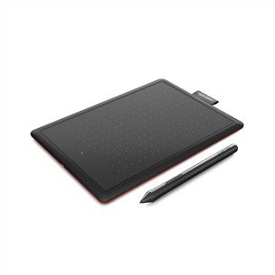 Wacom One by Wacom S, black/red - Digitizer Tablet