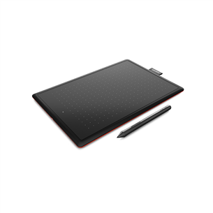 Wacom One by Wacom M, black/red - Digitizer Tablet