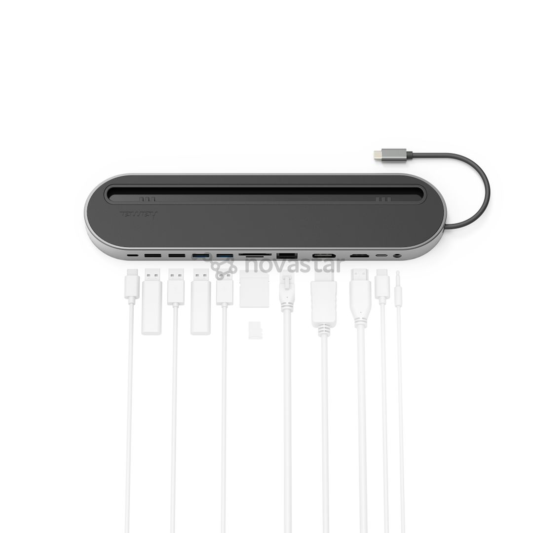 Jungčių stotelė Hama 12-in-1 USB-C