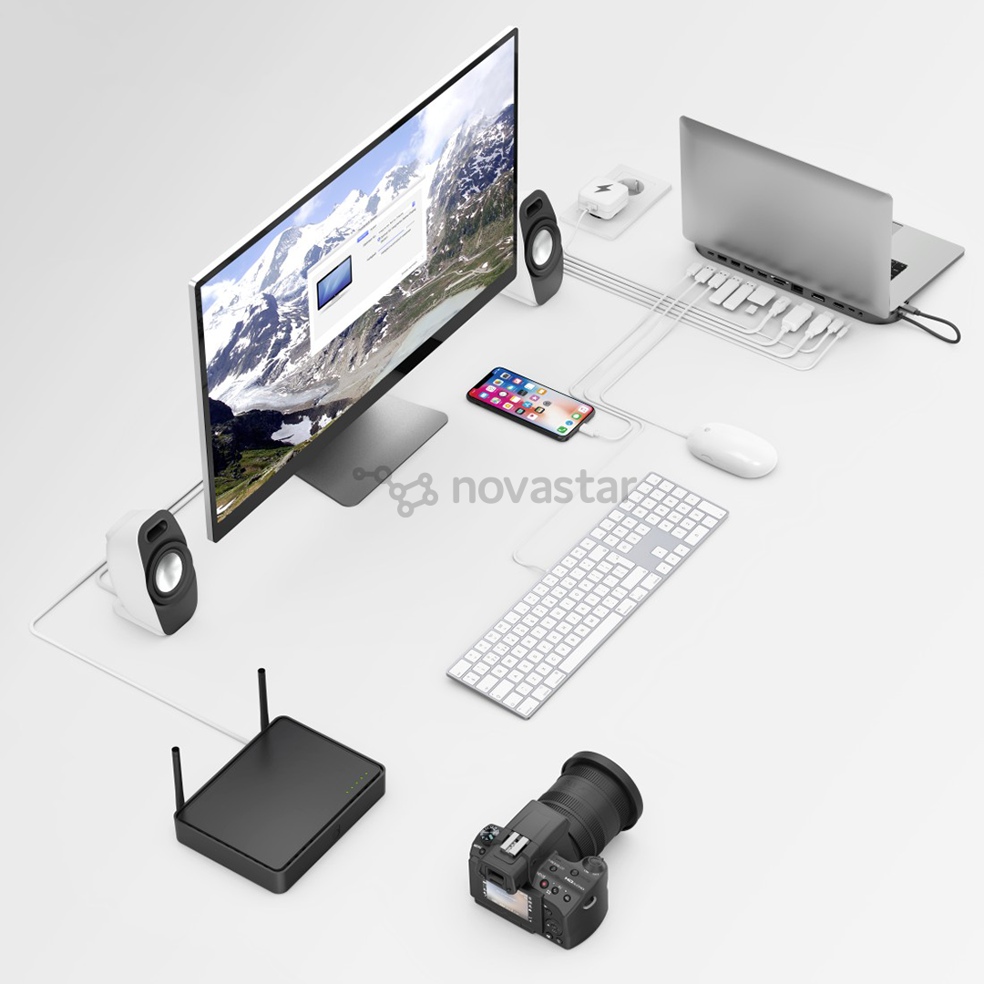 Jungčių stotelė Hama 12-in-1 USB-C