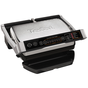 Tefal Optigrill+ Initial, 2000 Вт, черный/нерж. сталь - Электрический гриль GC706D