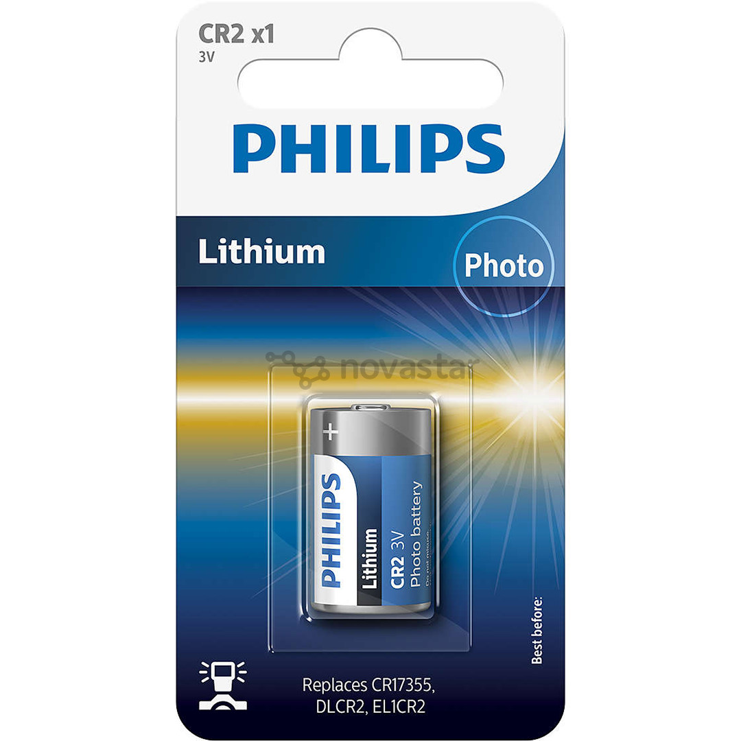 Philips, CR2, 3V - Elementai
