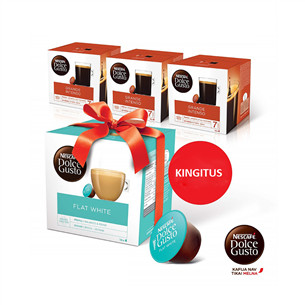 Kavos kapsulės Nescafe Dolce Gusto 3x Grande Intenso+Flat White