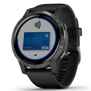 Išmanusis laikrodis Garmin Vivoactive 4, GPS, Black/Black