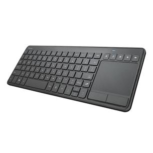 Klaviatūra Trust Vaia TouchPad, belaidė, ENG