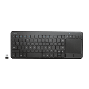 Klaviatūra Trust Vaia TouchPad, belaidė, ENG