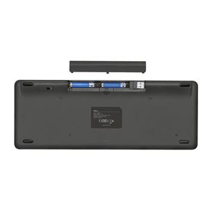 Klaviatūra Trust Vaia TouchPad, belaidė, ENG