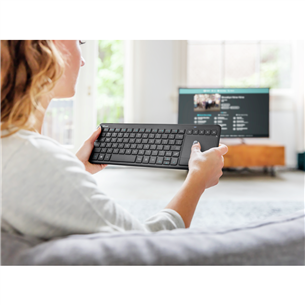 Klaviatūra Trust Vaia TouchPad, belaidė, ENG