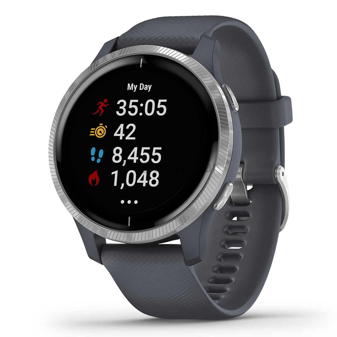 Išmanusis laikrodis Garmin Venu, Silver/Granite Blue