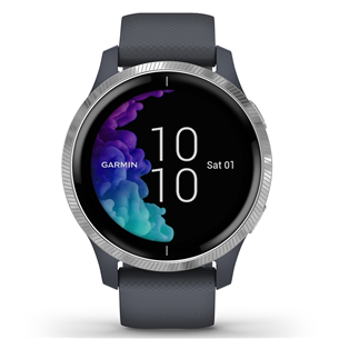 Išmanusis laikrodis Garmin Venu, Silver/Granite Blue