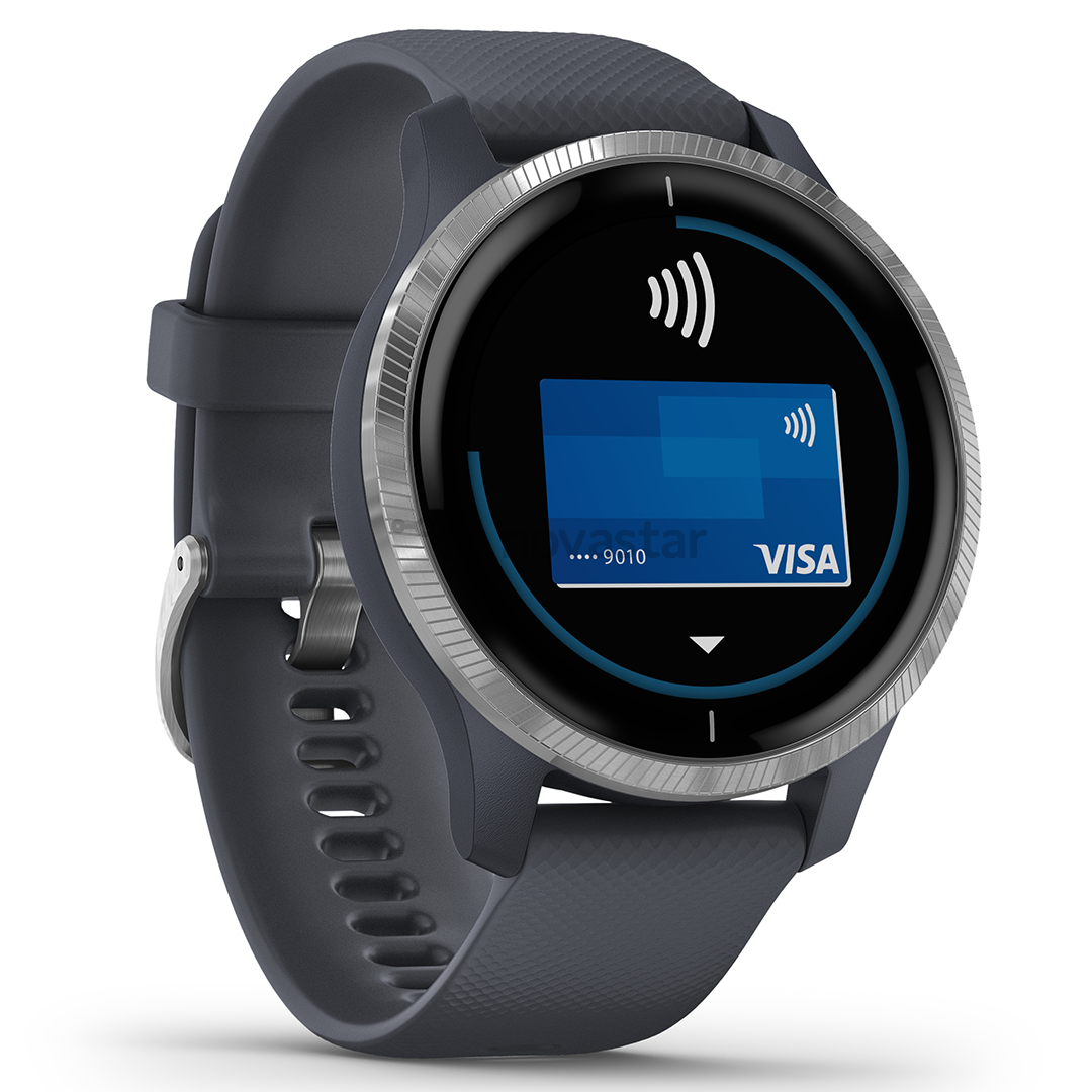 Išmanusis laikrodis Garmin Venu, Silver/Granite Blue