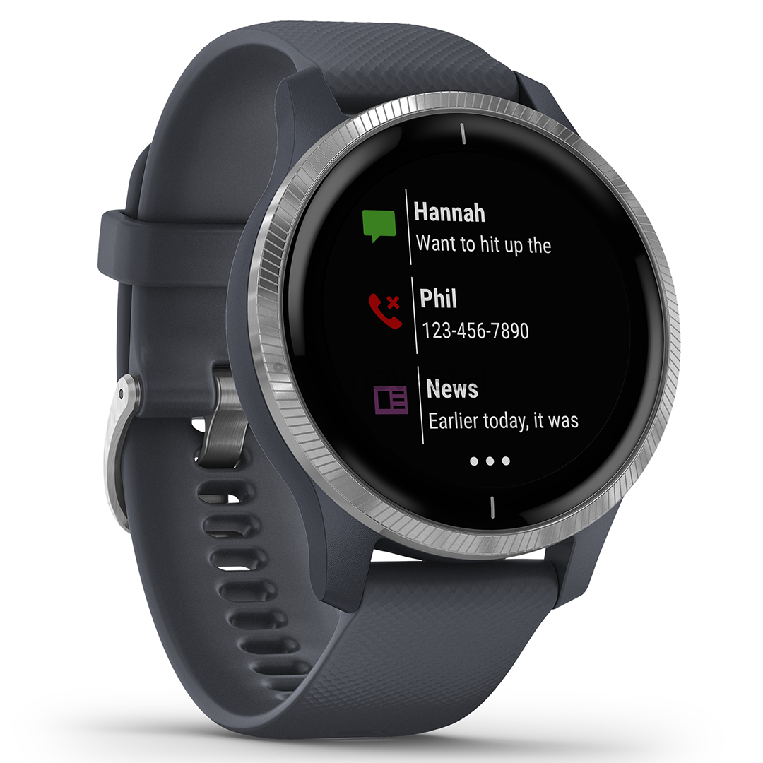 Išmanusis laikrodis Garmin Venu, Silver/Granite Blue