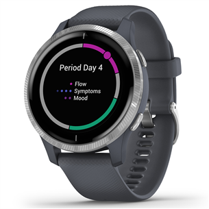 Išmanusis laikrodis Garmin Venu, Silver/Granite Blue