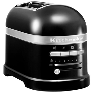 KitchenAid Artisan, 1250 W, black - Toaster