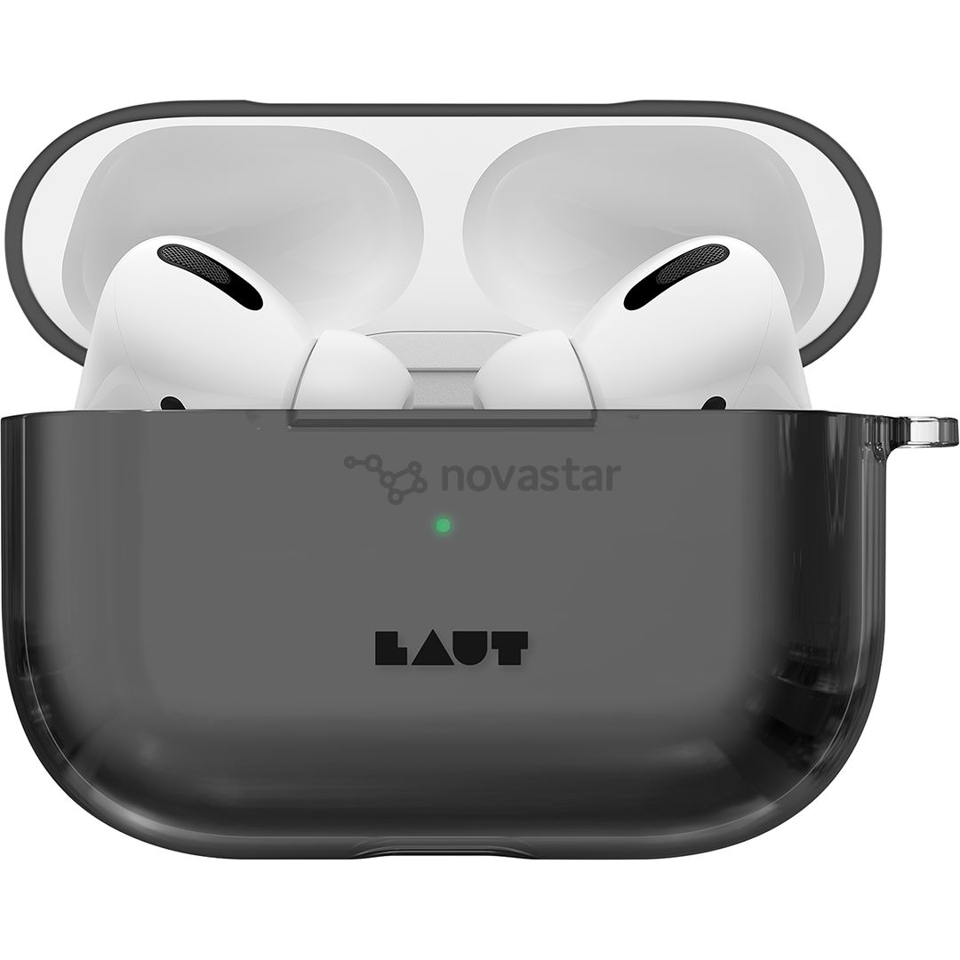 Dėkliukas Crystal-X AirPods Pro, Juodas