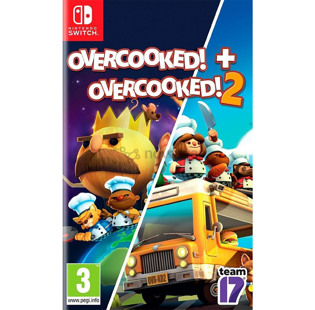 Žaidimas Nintendo Switch Overcooked 1 + 2