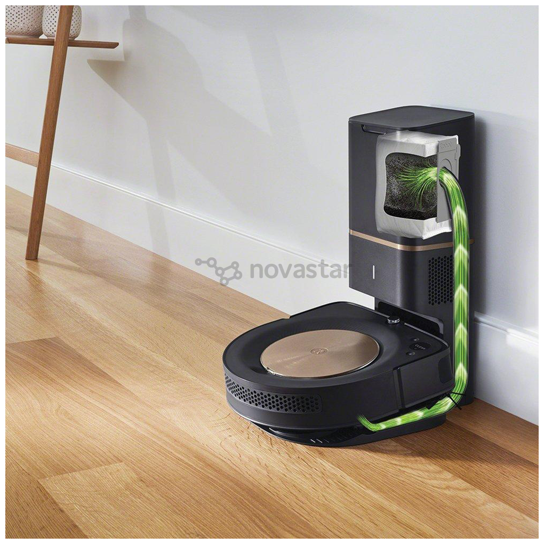 iRobot Roomba s9+, dust disposal, juodas/vario - Dulkių siurblys robotas
