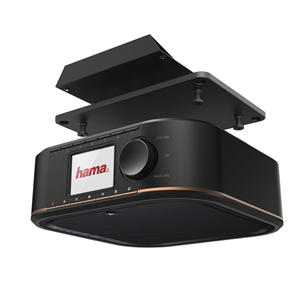 Hama, FM/DAB/DAB+, цветной экран, таймер для яиц, возможность установки на потолок - Радио для кухни 00054862