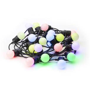 Twinkly Festoon Lights 20 RGB, 10 m, black - Smart festive lights TWF020STP-BEU