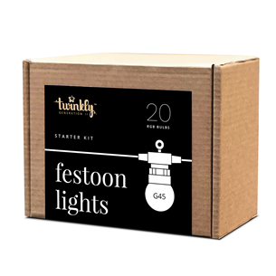 Girlianda Twinkly Festoon Lights 20 RGB Lamps, 10m
