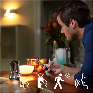 Philips Hue White and Color Ambiance, GU10, 3 pcs + Bridge, white - Smart Light Starter Kit