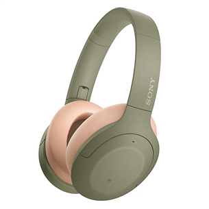 Ausinės Sony WHH910NG.CE7, belaidės, Žalios
