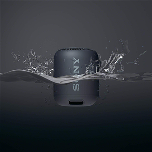 Belaidė kolonėlė Sony SRS-XB12, Juoda