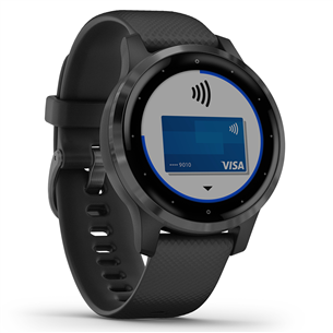 Išmanusis laikrodis Garmin Vivoactive 4S, Black/Slate