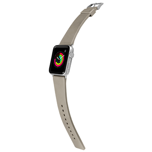 Dirželis Laut Active Apple Watch, 42mm, Silikoninis, Pilkas