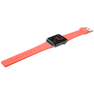 Dirželis Laut Active Apple Watch, 42mm, Silikoninis, Rožinis