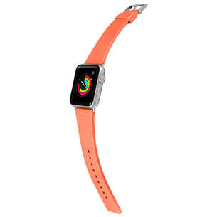 Dirželis Laut Active Apple Watch, 42mm, Silikoninis, Rožinis