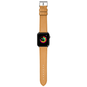 Dirželis Laut Milano Apple Watch, 42mm, Odinis, Rudas