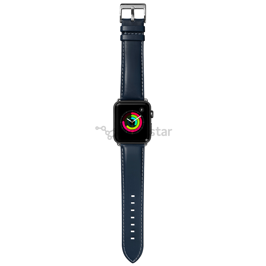 Dirželis Laut Oxford Apple Watch, 42mm, Indigo