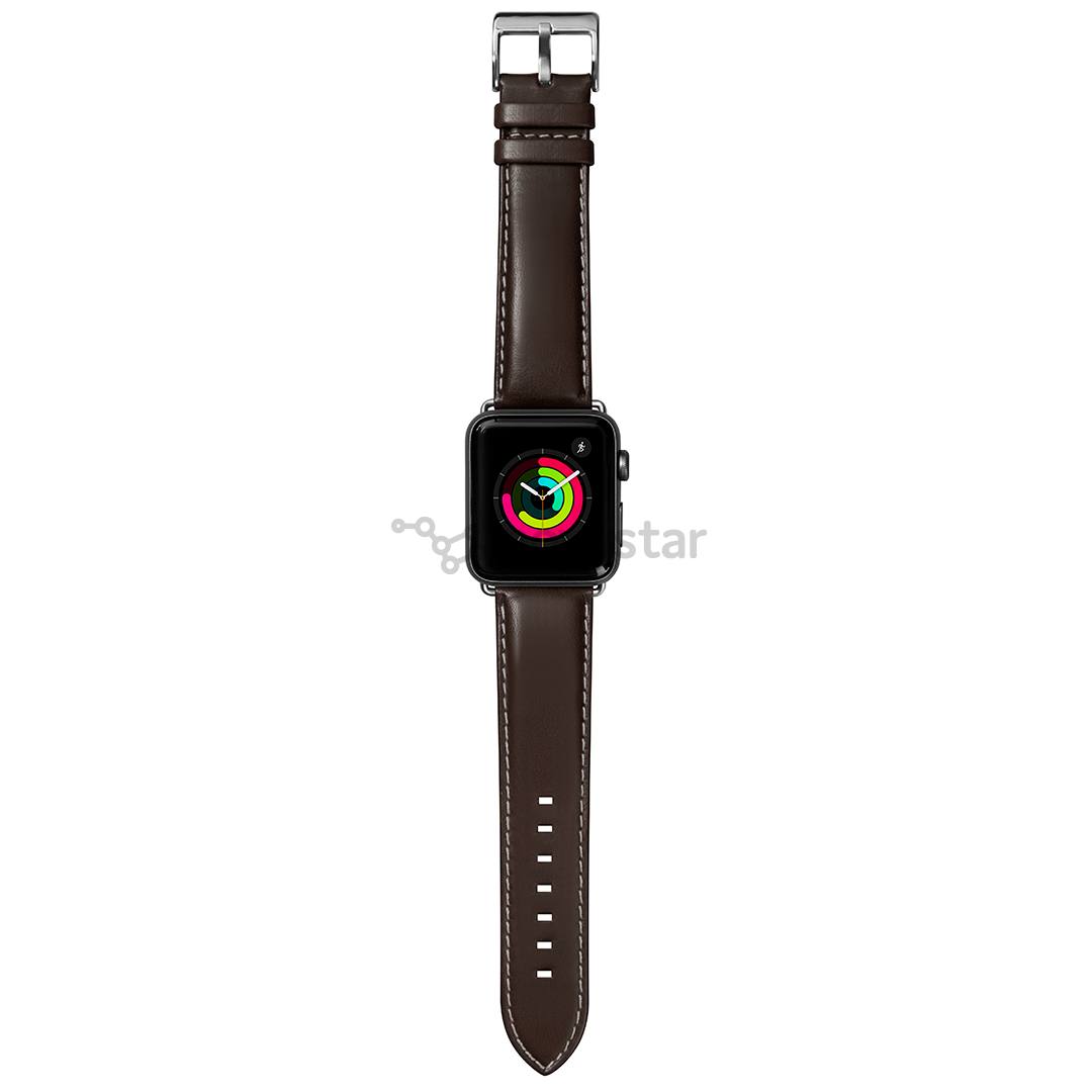 Dirželis Laut Oxford Apple Watch, 42mm, Espresso